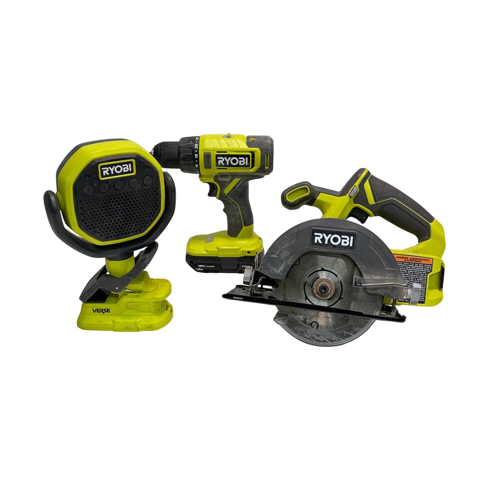 Ryobi ONE+ 18V Cordless Power Tool Combo Set PCL206