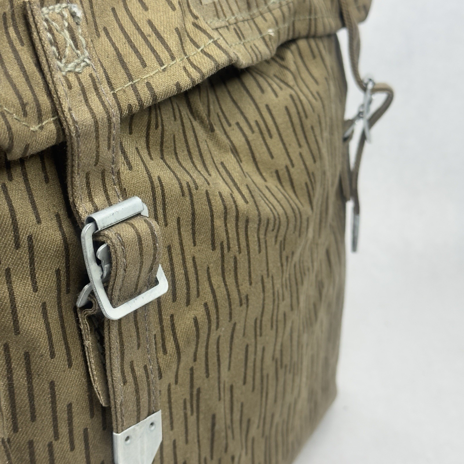 Cold War East German Camo Combat Pack Backpack Military Surplus Rain EUC
