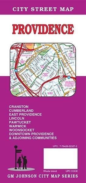 City Street Map of  Providence, Rhode Island, by GMJ