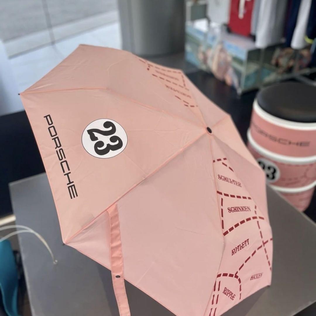 Porsche Folding Umbrella 917 Pink Pig