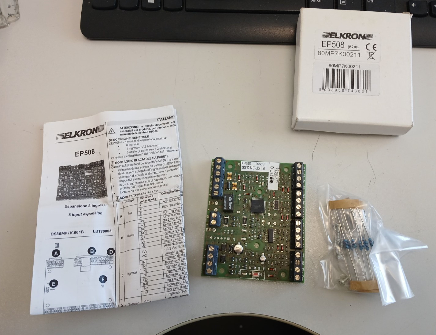 ELKRON EP508 MODULE EXPANSION BOARD