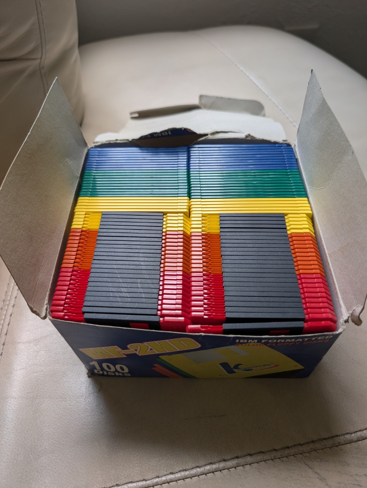100 Khypermedia MR-2HD FLOOPY Disks IBM Formatted