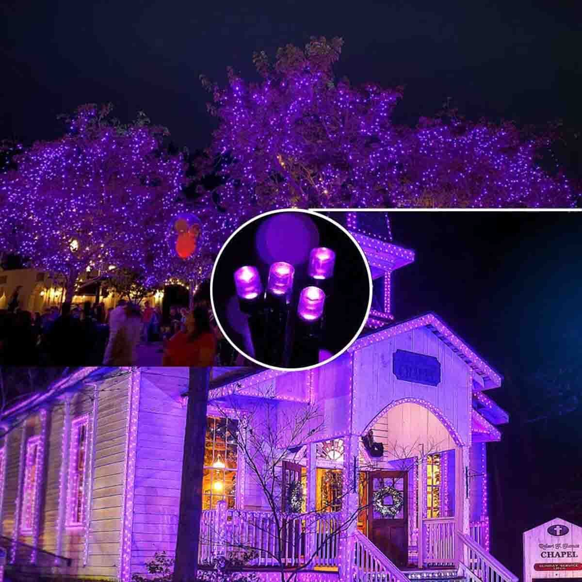 50 LED String Light Garden Path Yard Decor Lamp Outdoor Waterproof Solar Powered