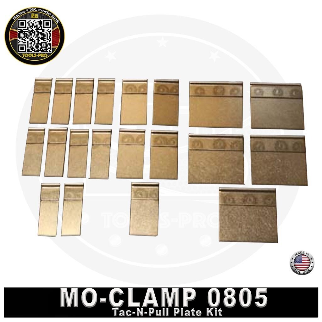Mo-Clamp 0805 Tac-N-Pull 20pc Auto Body and Frame Weld and Pull Plate Kit