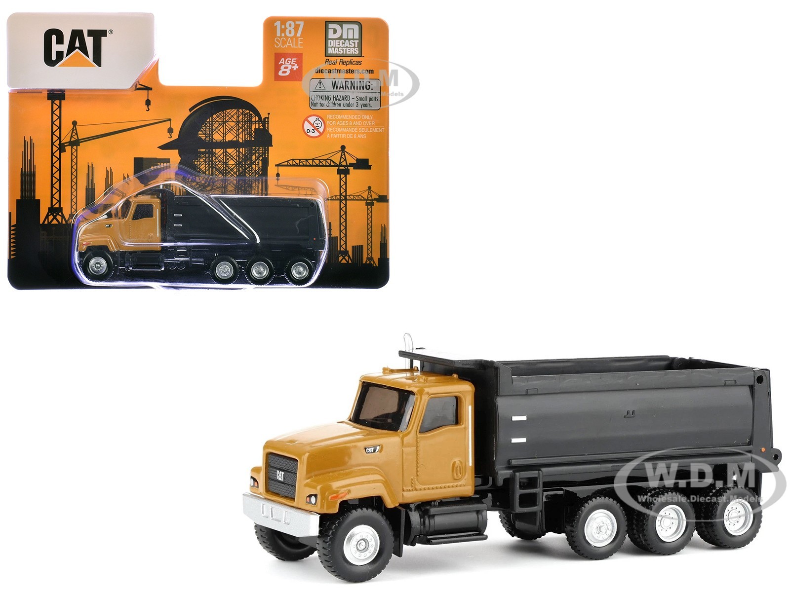 CAT CATERPILLAR CT681 DUMP TRUCK 1/87 (HO) MODEL BY DIECAST MASTERS 84665CS