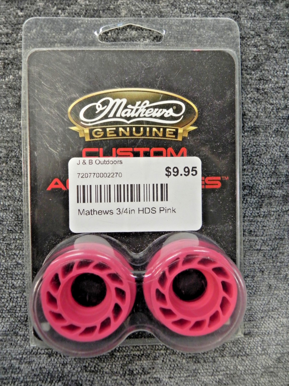 Mathews 3/4" Rubber HDS Dampeners PInk