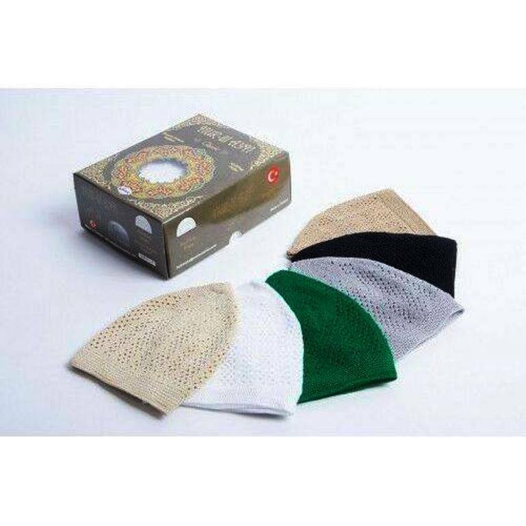 Islamic Kufis Prayer Cap,Kufi, Kufis- Mens Muslim Hat)(BUY 2 GET ! FREE)