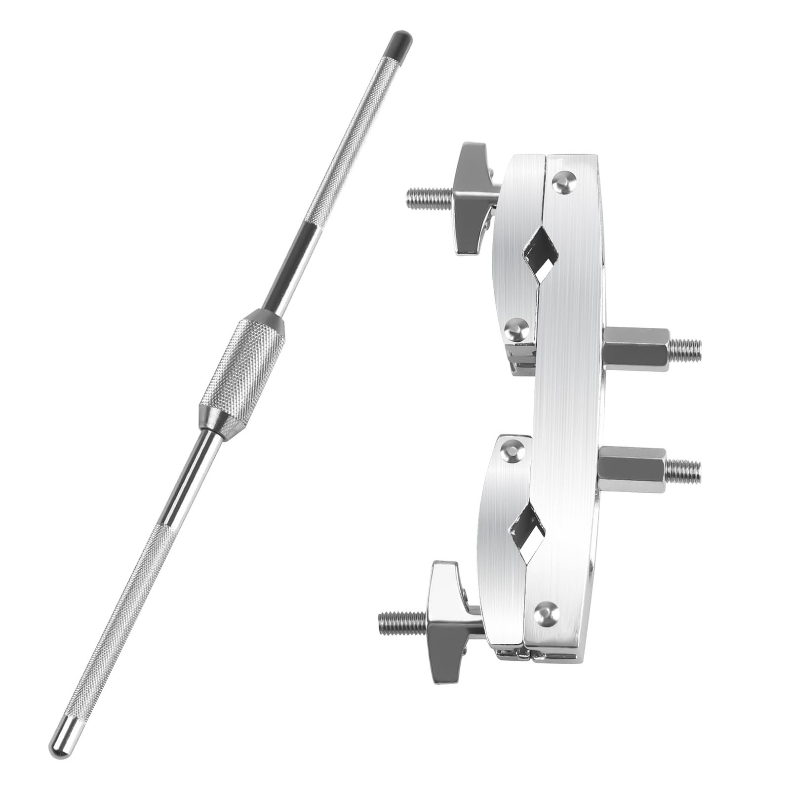 Drum Clamp Mount with Extension Bar, Heavy Duty Quick Release Multi-clamp for...