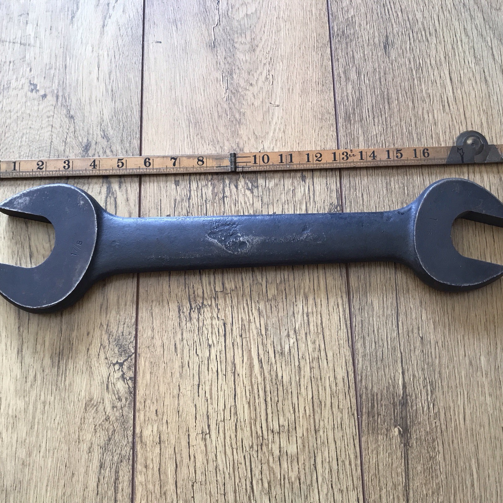 Large Vintage USA 🇺🇸 Herbrand Spanner 1-7/8” X 1-11/16” AF.