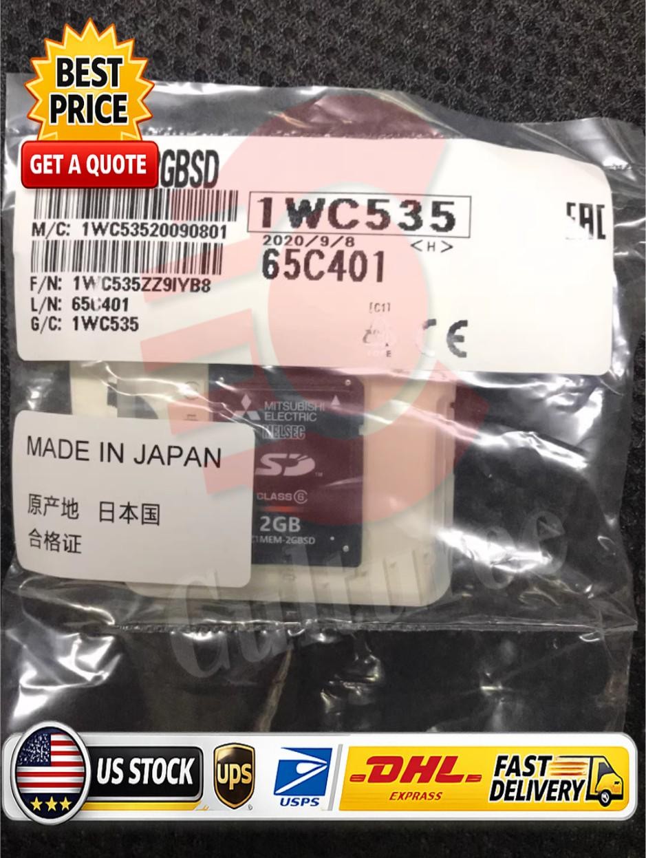 1PC New Mitsubishi NZ1MEM-2GBSD NZ1MEM2GBSD 2GB Memory Card Free Ship