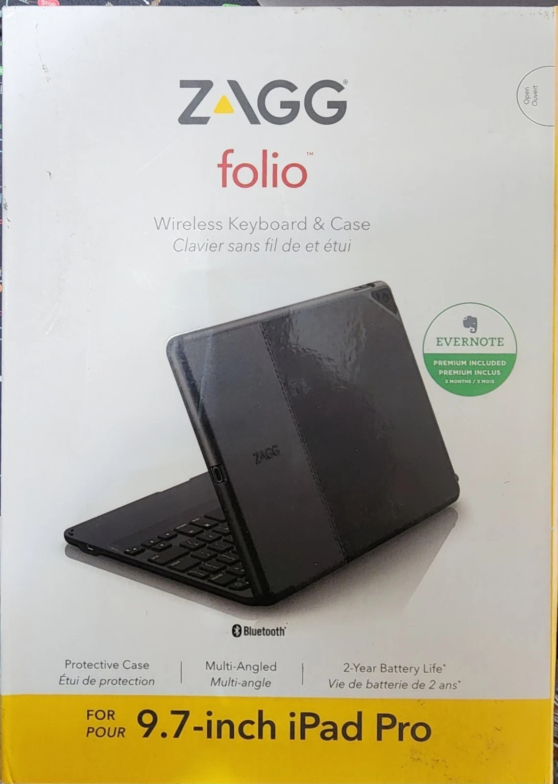Zagg Folio Tablet Bluetooth Keyboard Case iPad Air/Air 2/9.7-inch iPad Pro/iPad
