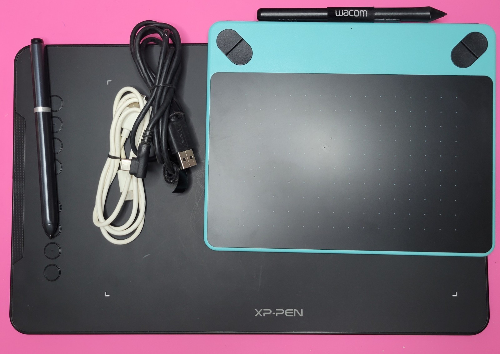Drawing Tablet Bundle (XP Pen & Wacom Intuos) Read Desc