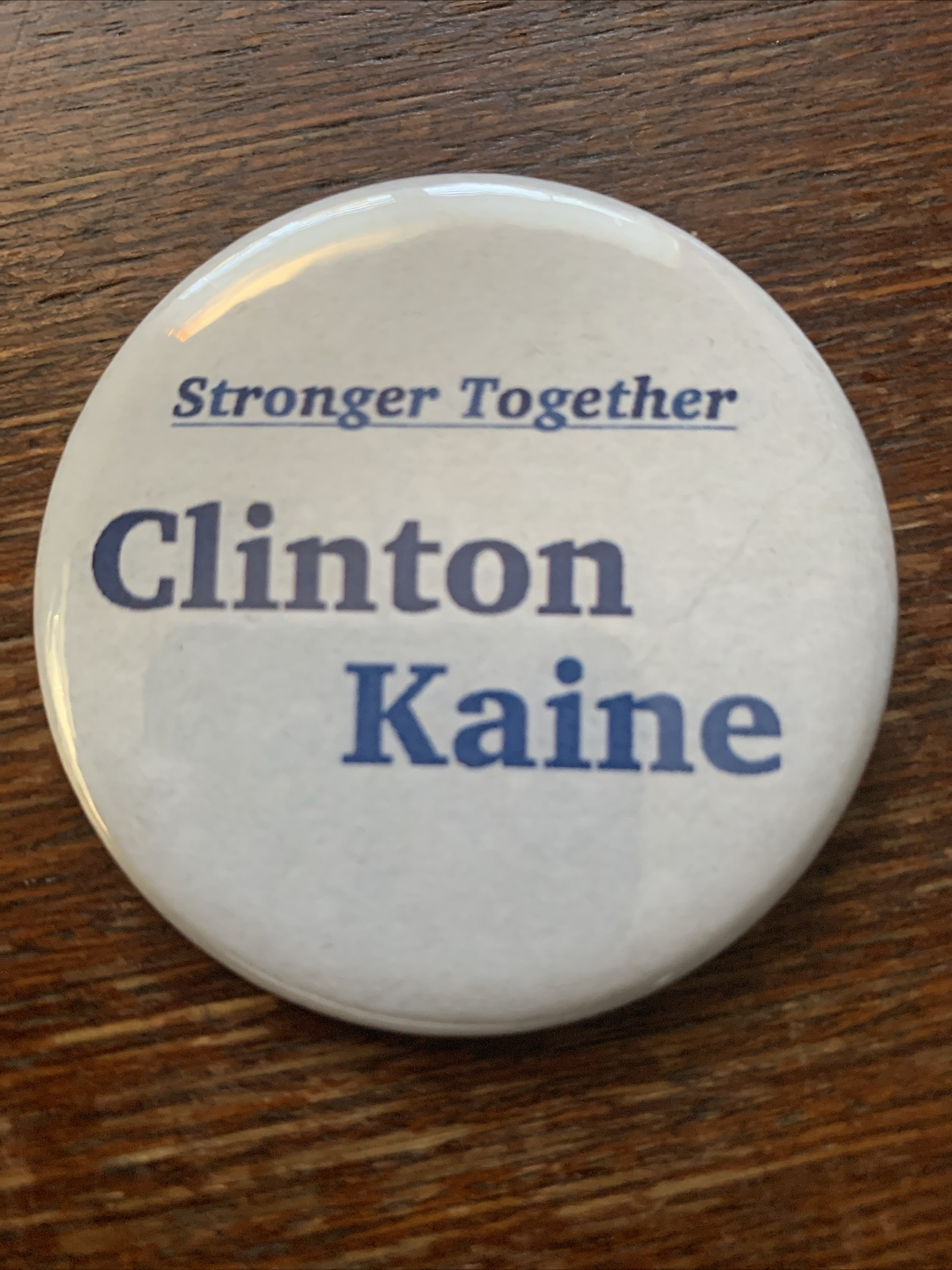 Hillary Clinton Presidential Pinback Button