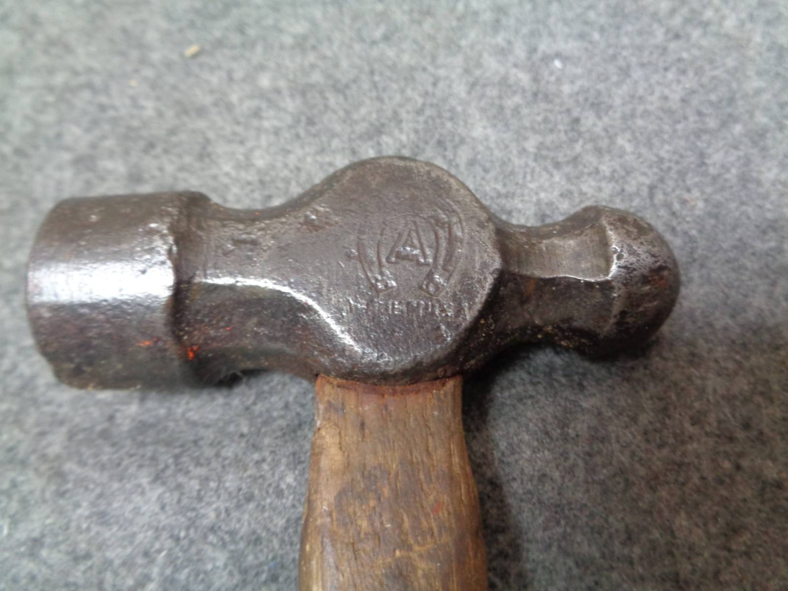 Vintage ATHA Ball Peen Hammer Total Weight 12 oz