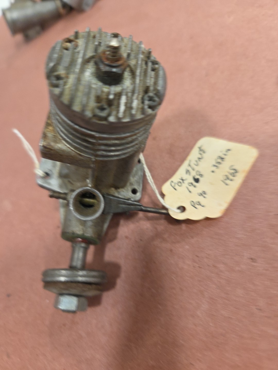 Fox 35 C/L Stunt Model Airplane Glow Engine Vintage