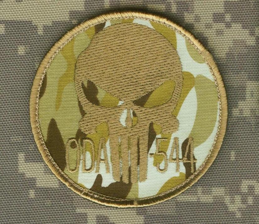 SPECIAL WARFARE GROUP OPERATOR burdock vêlkrö PATCH: ODA 544 CAMO SKULL