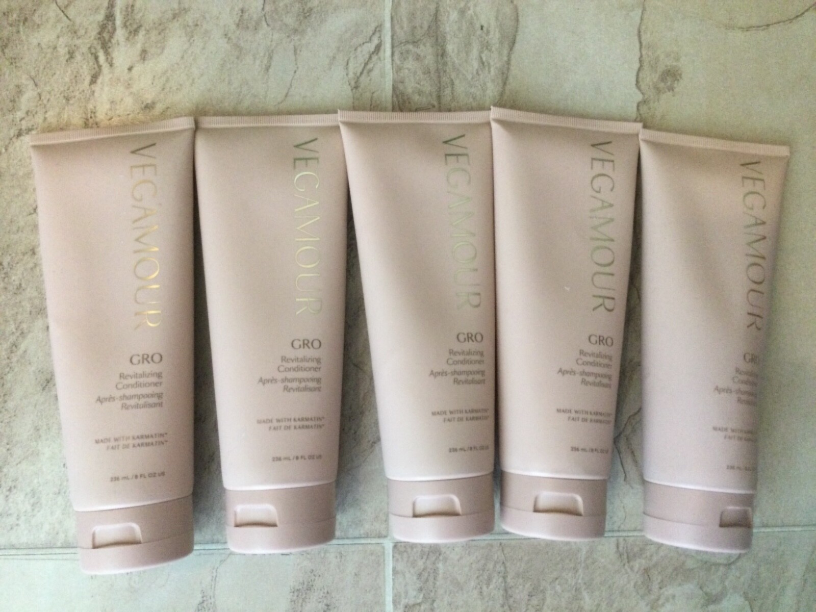 New Vegamour GRO Revitalizing Conditioner 8 oz Full Size Set Lot of 5 Sealed