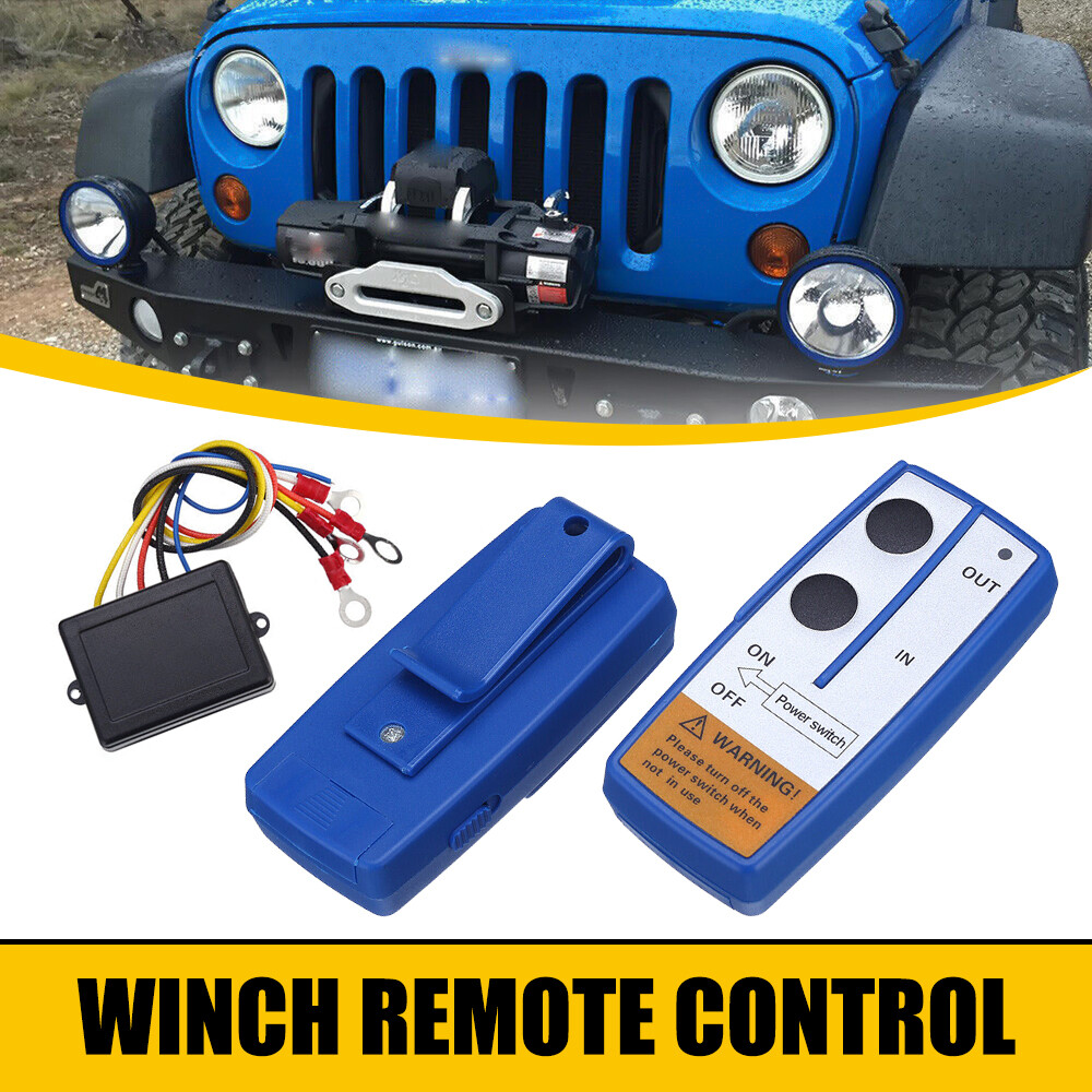 12V 150ft Winch Wireless Remote Control Switch Handset Kit For ATV SUV UTV