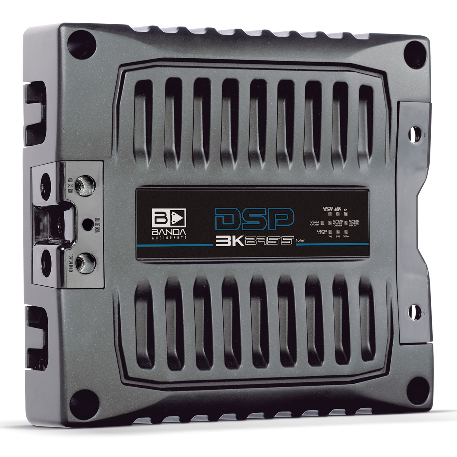 Banda 3000 Watt 1-Ohm Monoblock DSP Bass Line Brazilian Amplifier