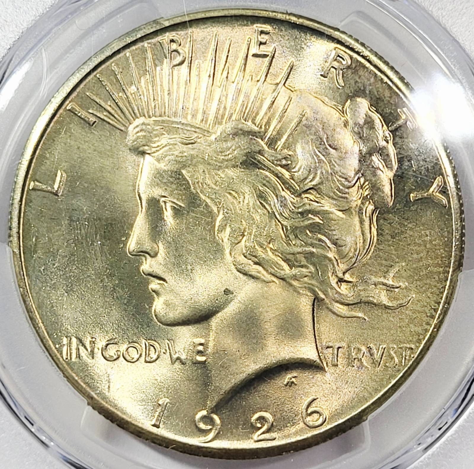 1926 P Peace Silver Dollar PCGS MS-66