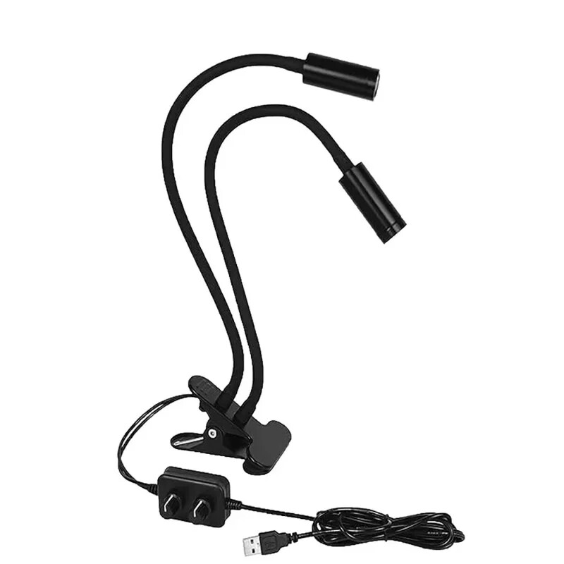 Gooseneck Lamp Microscope Universal Clamp Light Source Spotlight Led Spotlight