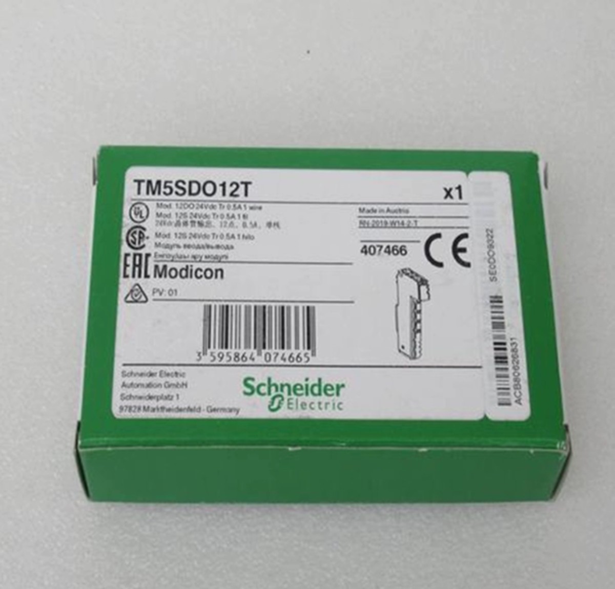 NEW SCHNEIDER TM5SDO12T Digital Output Module US Free TAX
