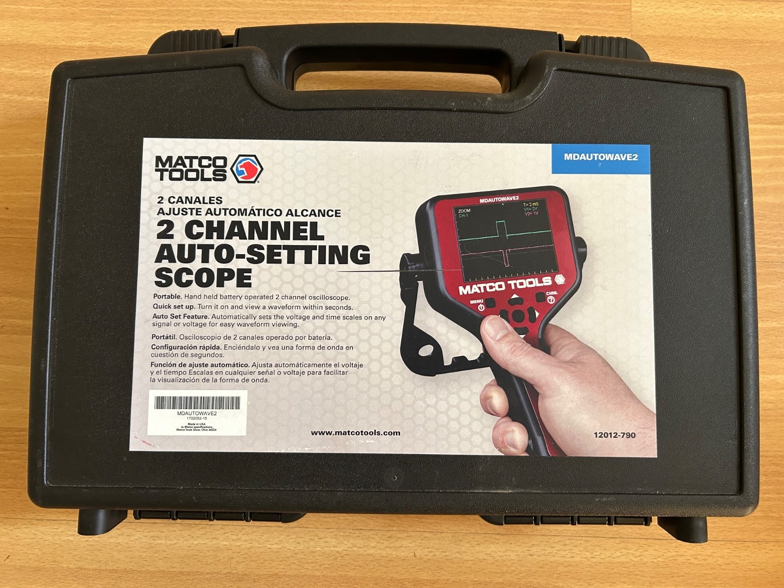 MATCO TOOLS MD AUTOWAVE 2 CHANNEL COLOR LABSCOPE (BRAND NEW)