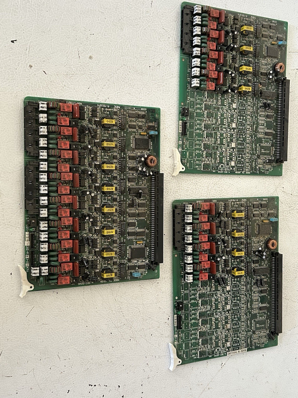 NEC (Lot of 3) Electra Professional COI-F(8)-20 and two COI-F(4)-20 Line Cards