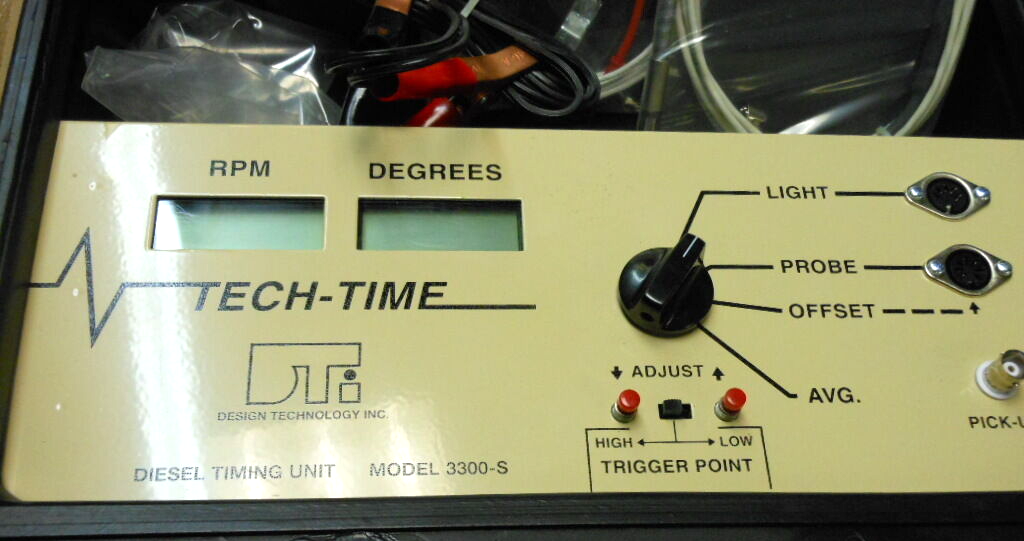 DTI Tech-Time 3300-S Engine Timing Tachometer + Magnetic Probe + 1/4" Transducer