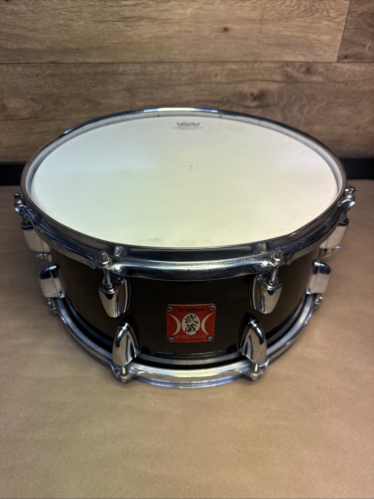 Yamaha Musashi NSD1365M 13”X6.5” Oak Snare Drum Made In Japan, New Heads