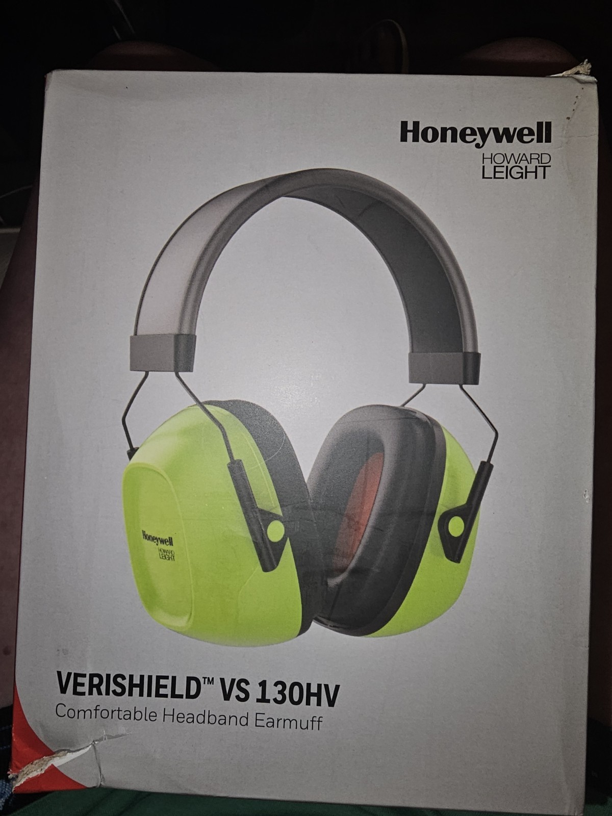 VS130HV VeriShield Hi-Viz Yellow Headband Earmuff, NRR 30 - NEW (1035110-VS)