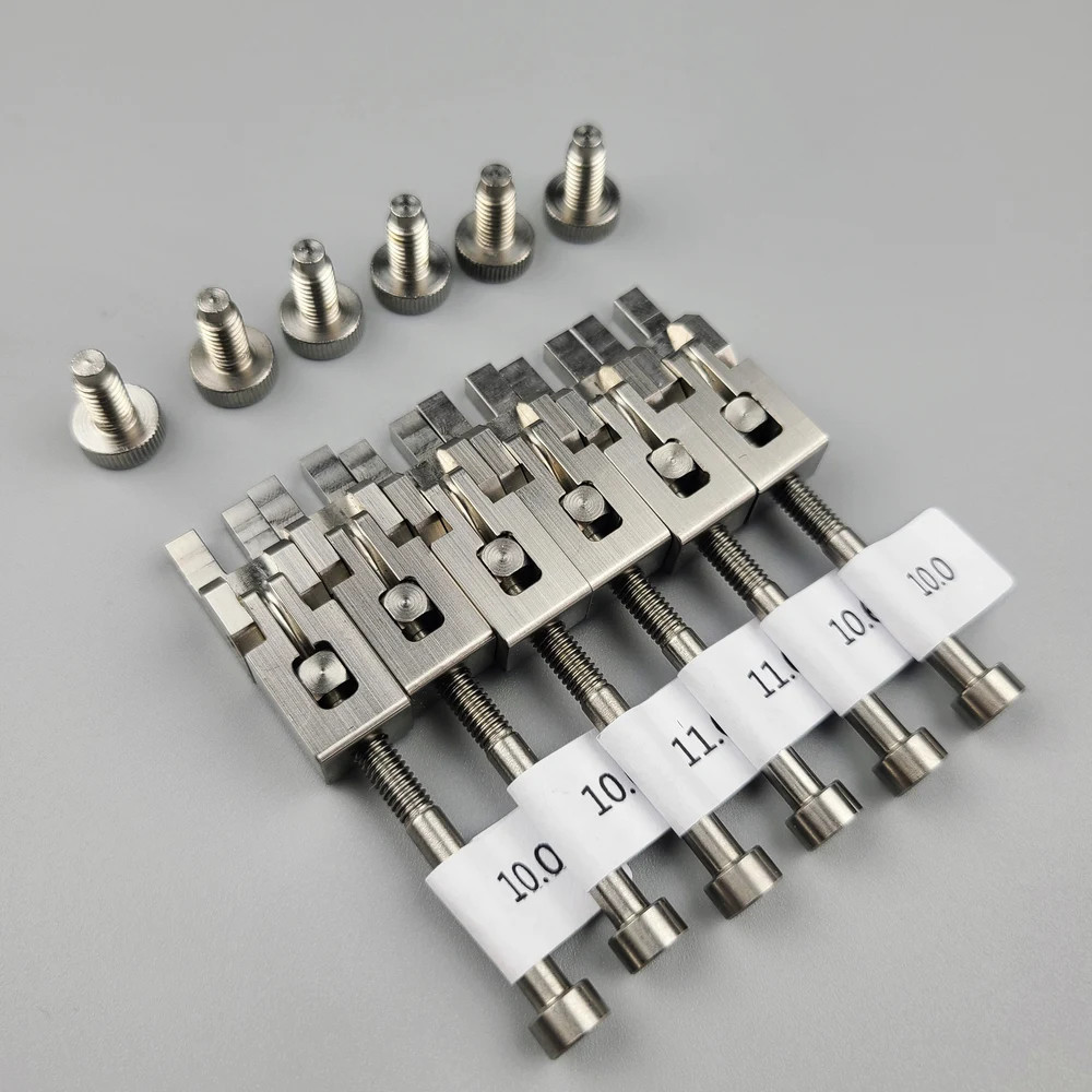 1 set (6/7 pieces) of stainless steel electric guitar saddles for FR Floyd Rose