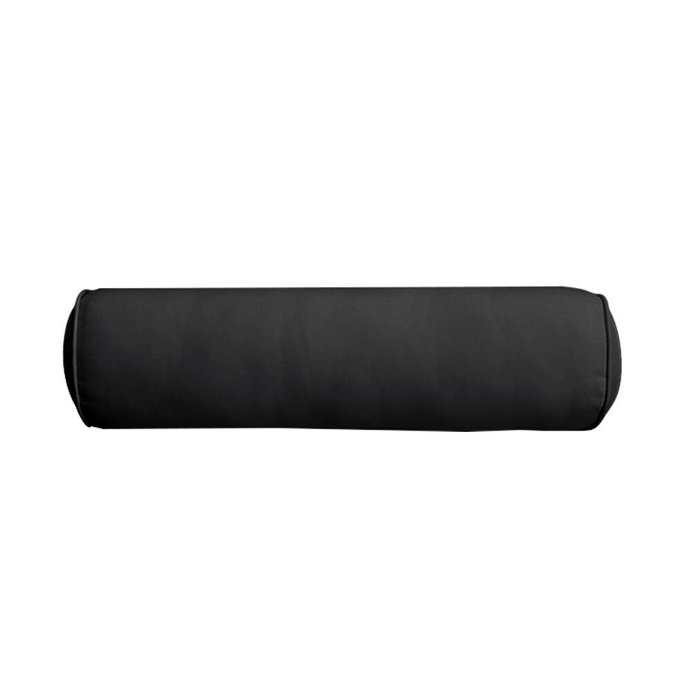 **COVER ONLY** - Outdoor Bolster Pillow Slipcover Piped Trim Small 23"x6"-AD109