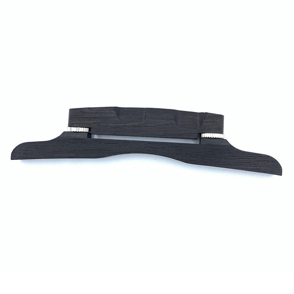 Adjustable Mandolin Bridge Premium Ebony Material Easy String Adjustment
