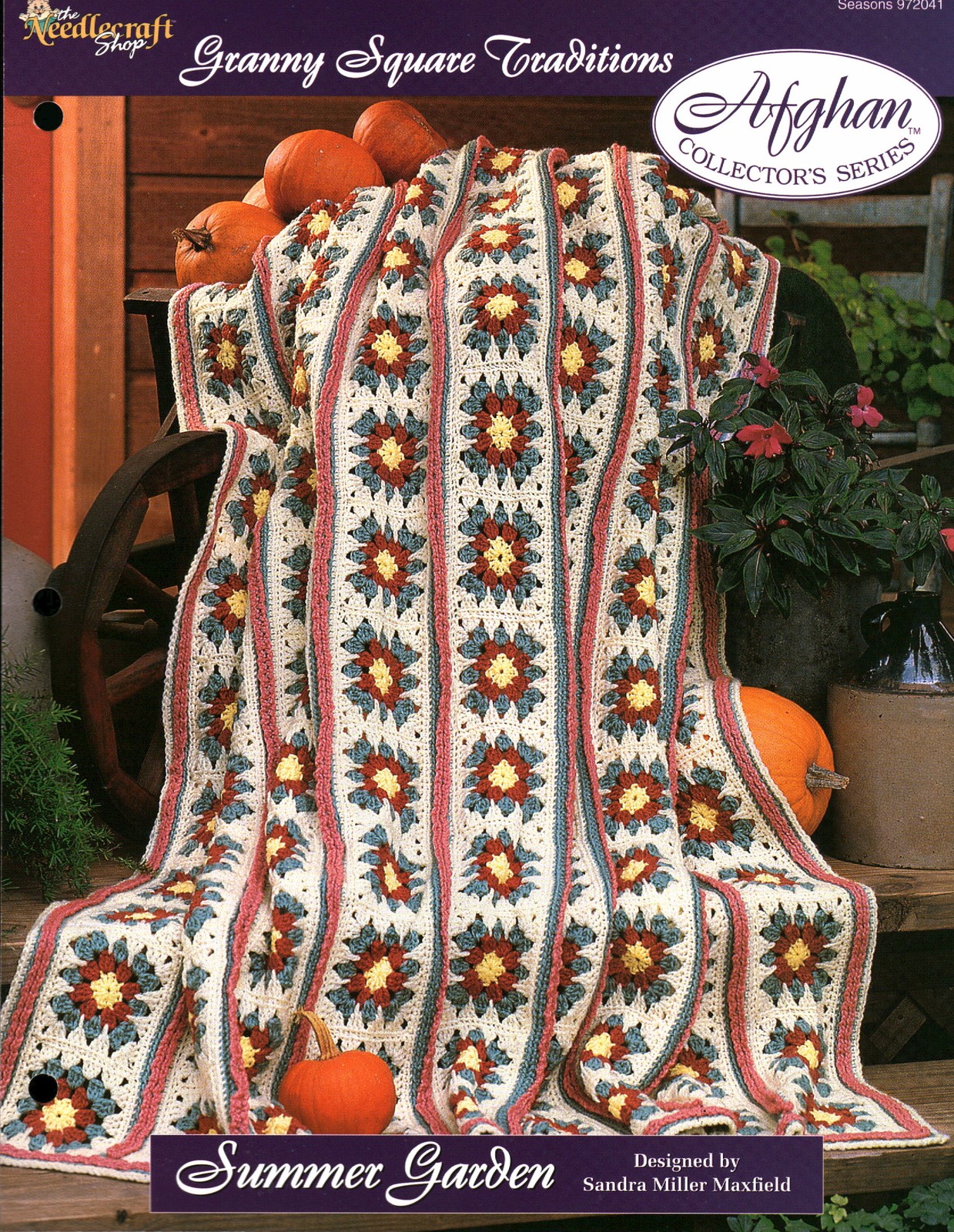 Summer Garden - Granny Square Trad | Needlecraft Shop Afghan Series 972041