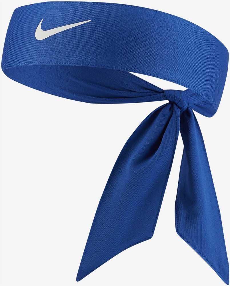 NWT Nike DRY DRI-FIT Head Tie Headband Blue White