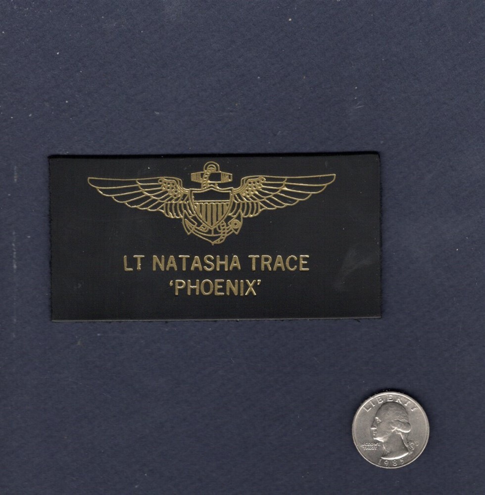 Natasha PHOENIX Trace TOP GUN Maverick Movie Name Tag Navy Squadron Patch +V