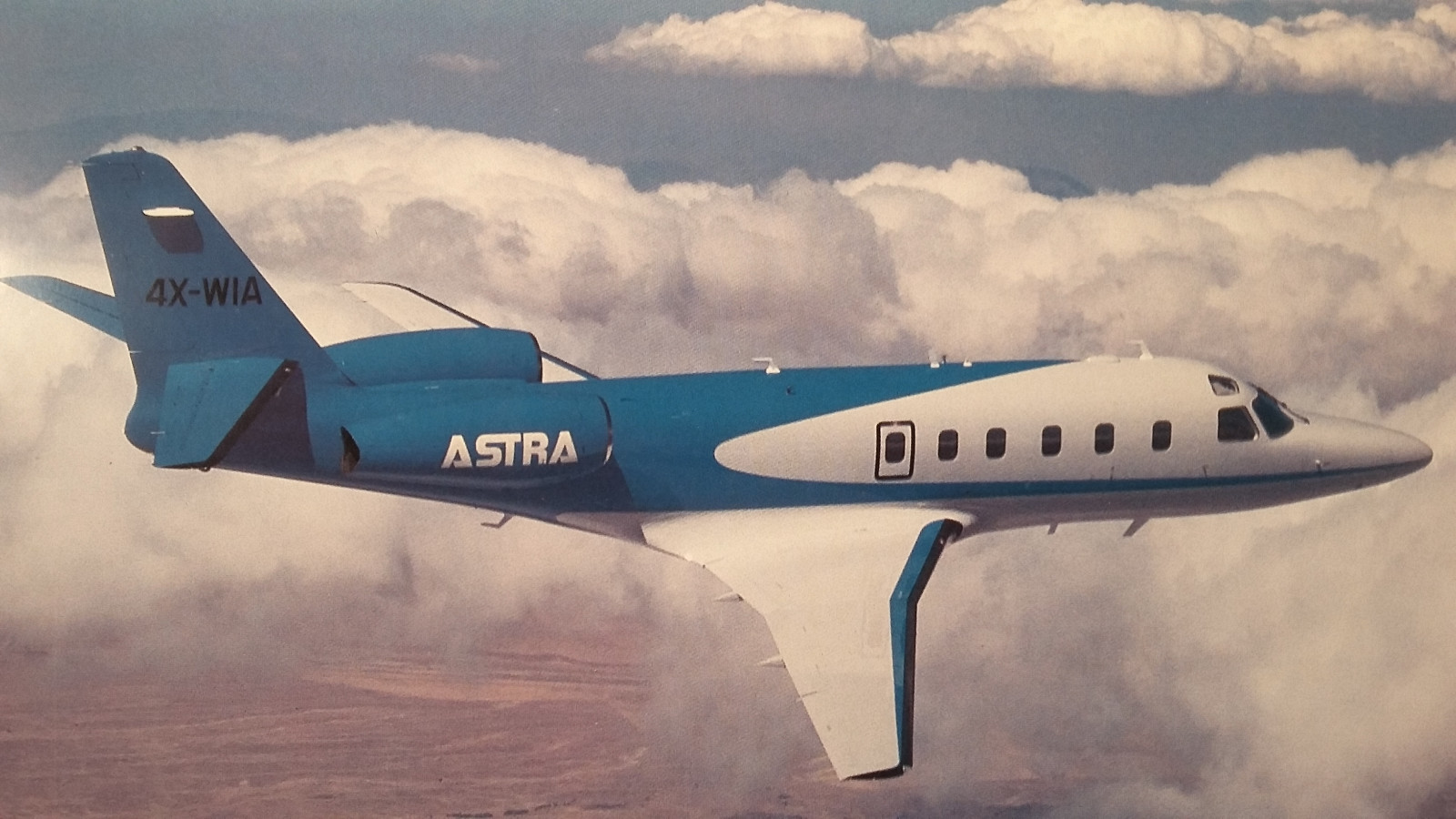 Original Atlantic Aviation Westwind Astra Sales Brochure, 8.5 x 11"