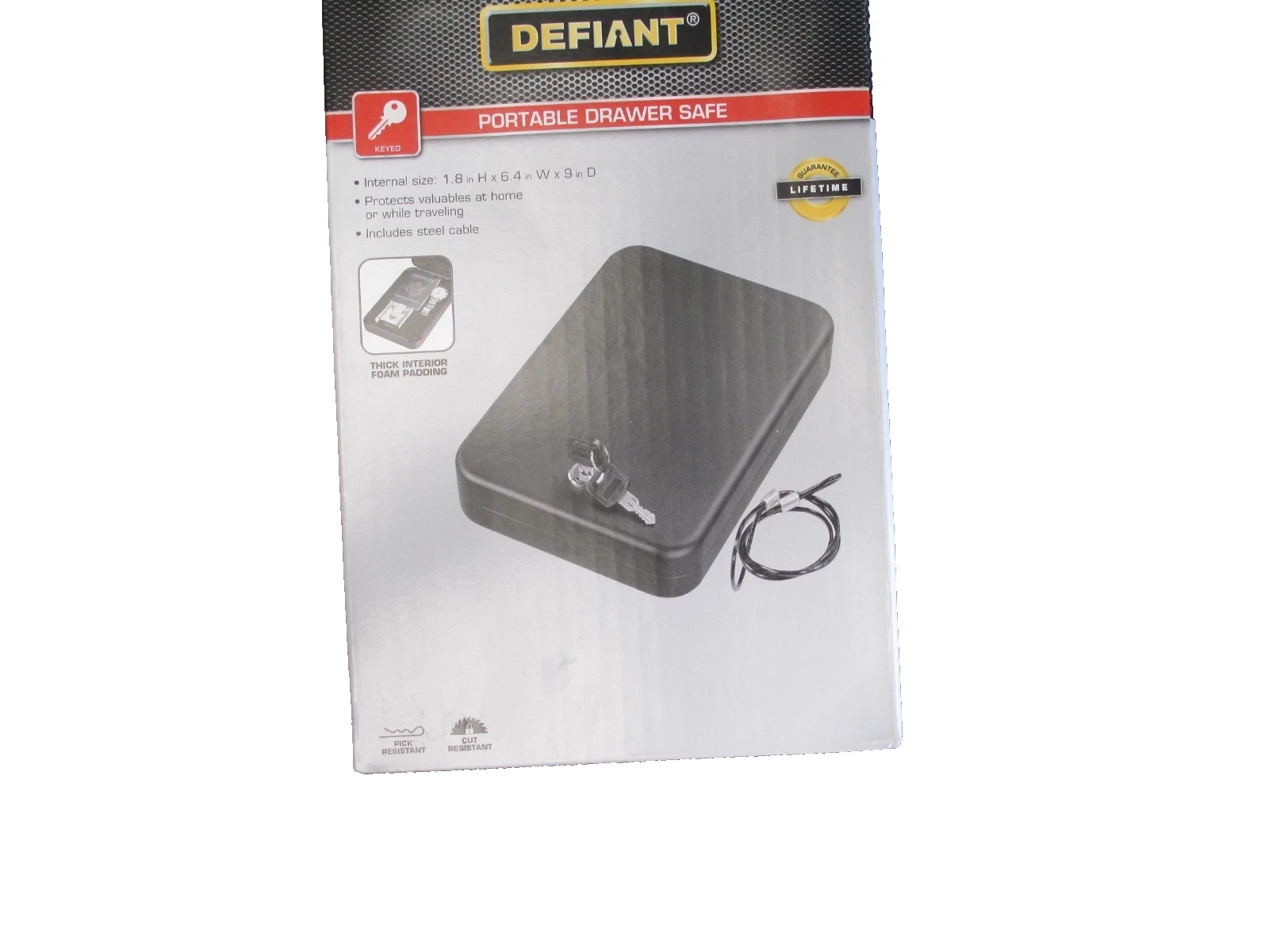 Defiant Portable Safe Keyed