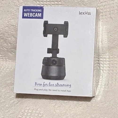 Lexvss Auto Tracking Webcam Face Tracking Gimbal PC Camera 1080P New