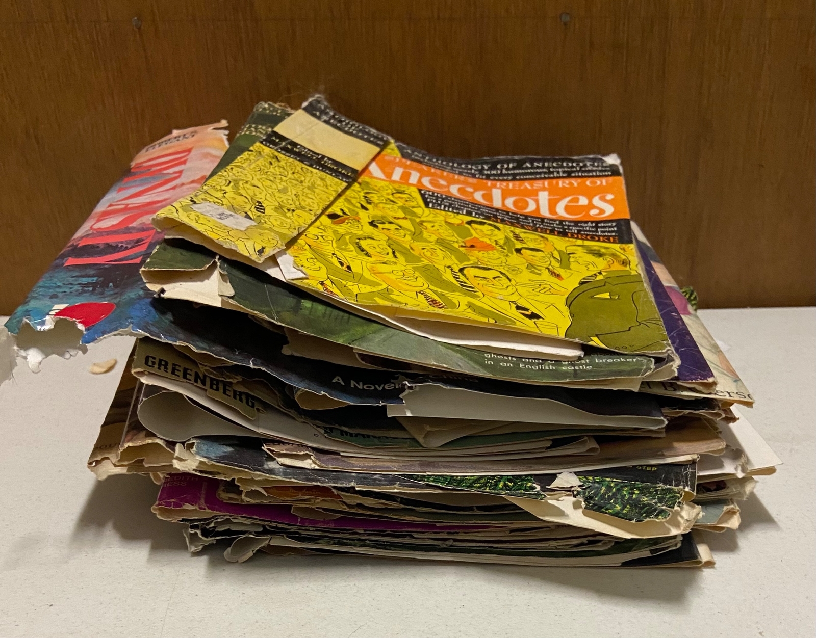 Lot of Vintage Book Dust Jackets for Junk Journals Crafting Scrapbook
