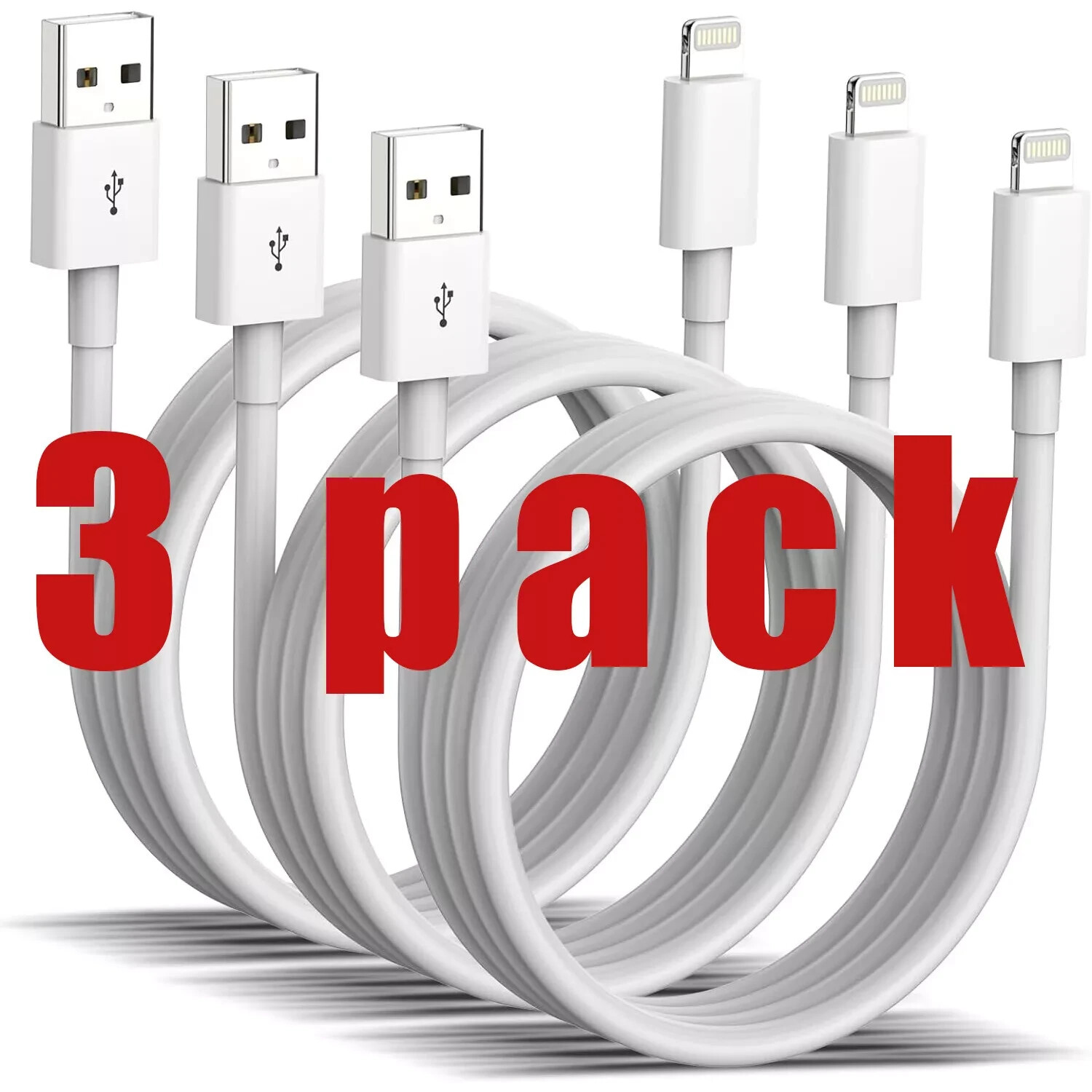 5ft apple USB Fast Charger Cable Cord For iPhone 14 13 12 11 Pro Max X 8 7 6s