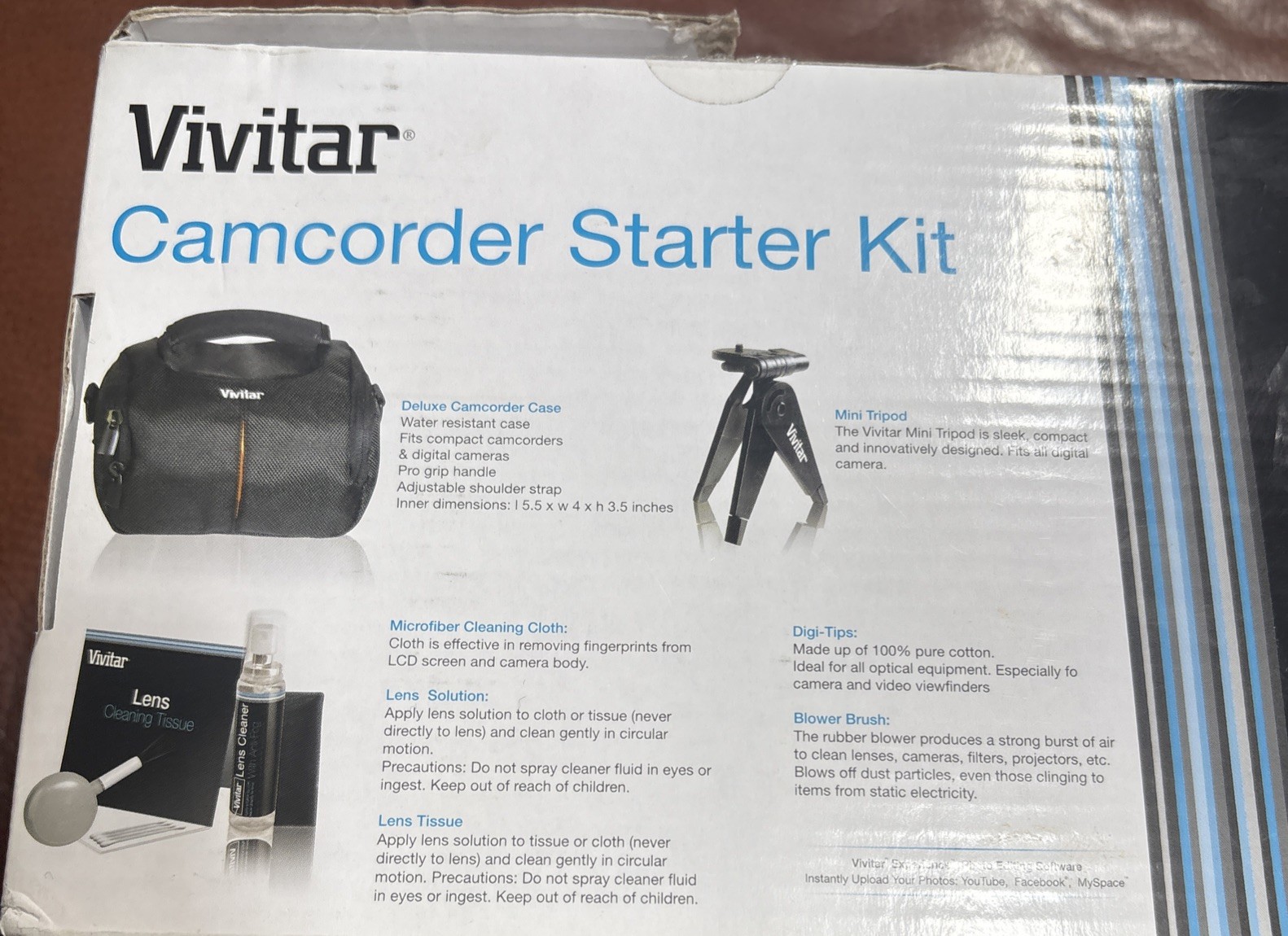 Vivitar 4 Piece Digital Camcorder Starter Kit