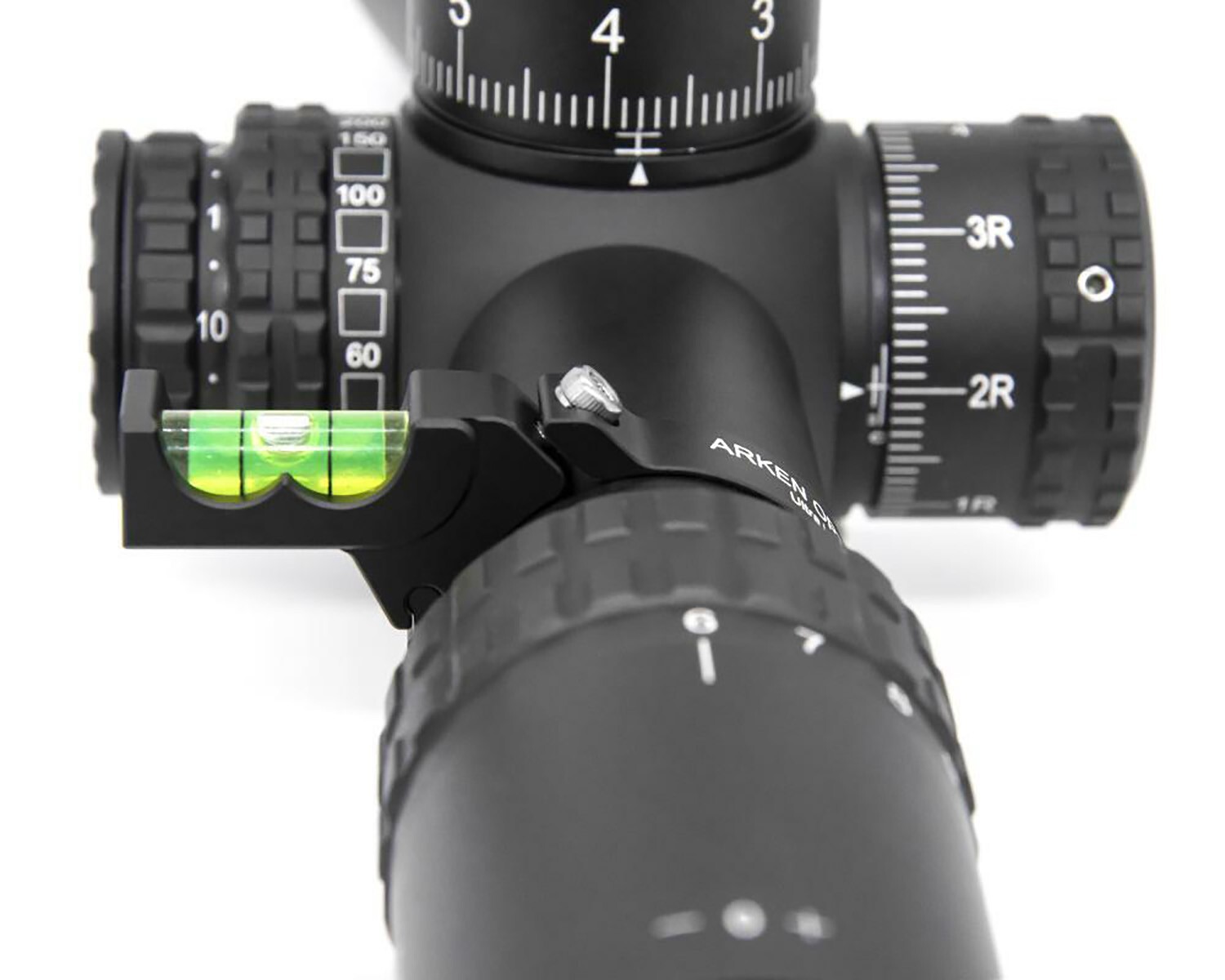 Arken Optics Precision Pack - Bubble Level, Throw Lever, XL T-Shirt, & Patch