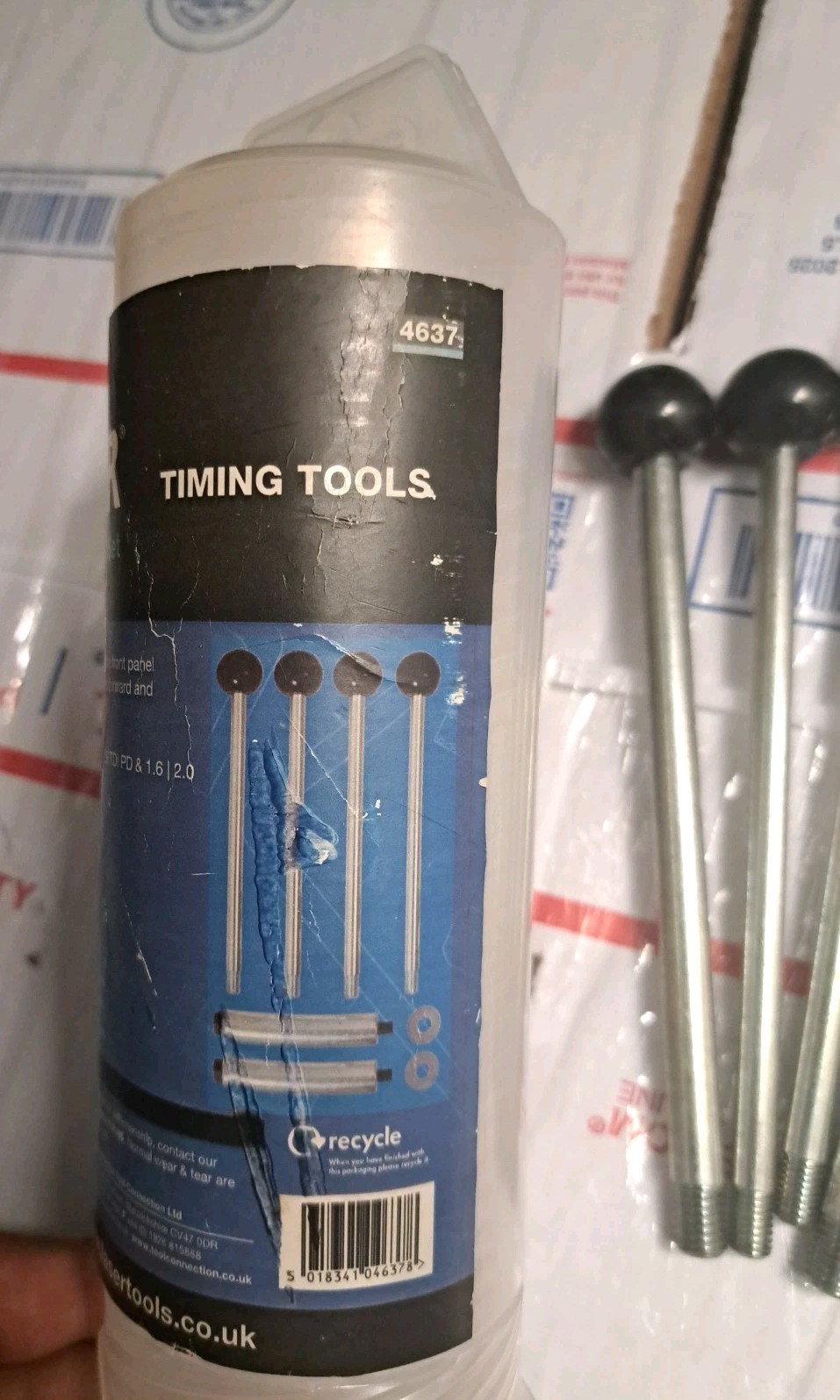 Laser Tools Support Guide Set - for VAG 4637