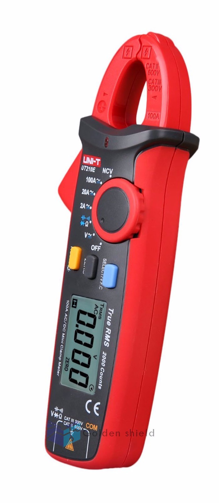 . UT210E Digital Multimeter Handheld Mini Clamp Meter True RMS 2000 Counts
