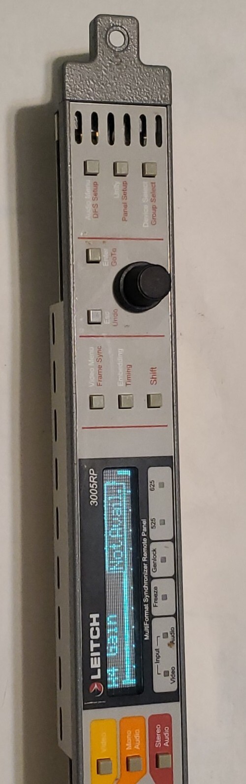 Leitch DFS 3005 CONTROL controller PANEL DISPLAY for multiformat synchronizer AV