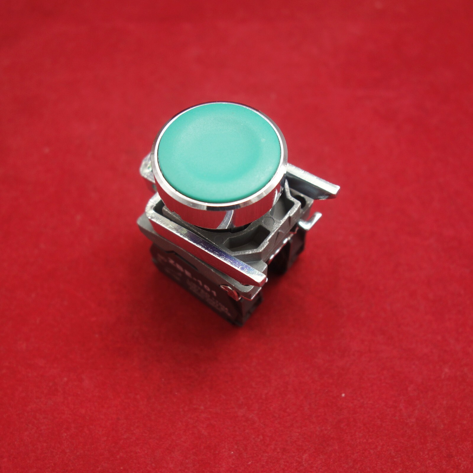 5PCS 22MM Metal PUSHBUTTON SWITCH Momentary Flush FITS XB4BA35 GREEN 1NC/1NO