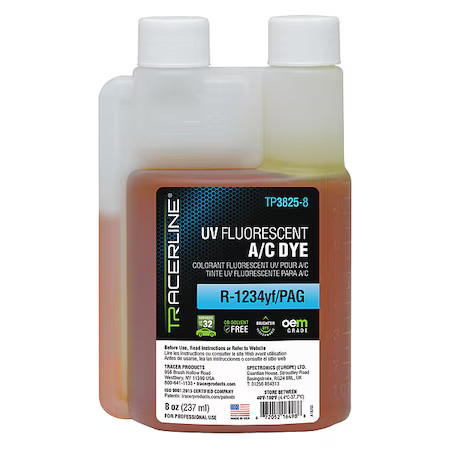 Tracerline Tp3825-8 Uv Leak Detection Dye, 8 Oz. Size