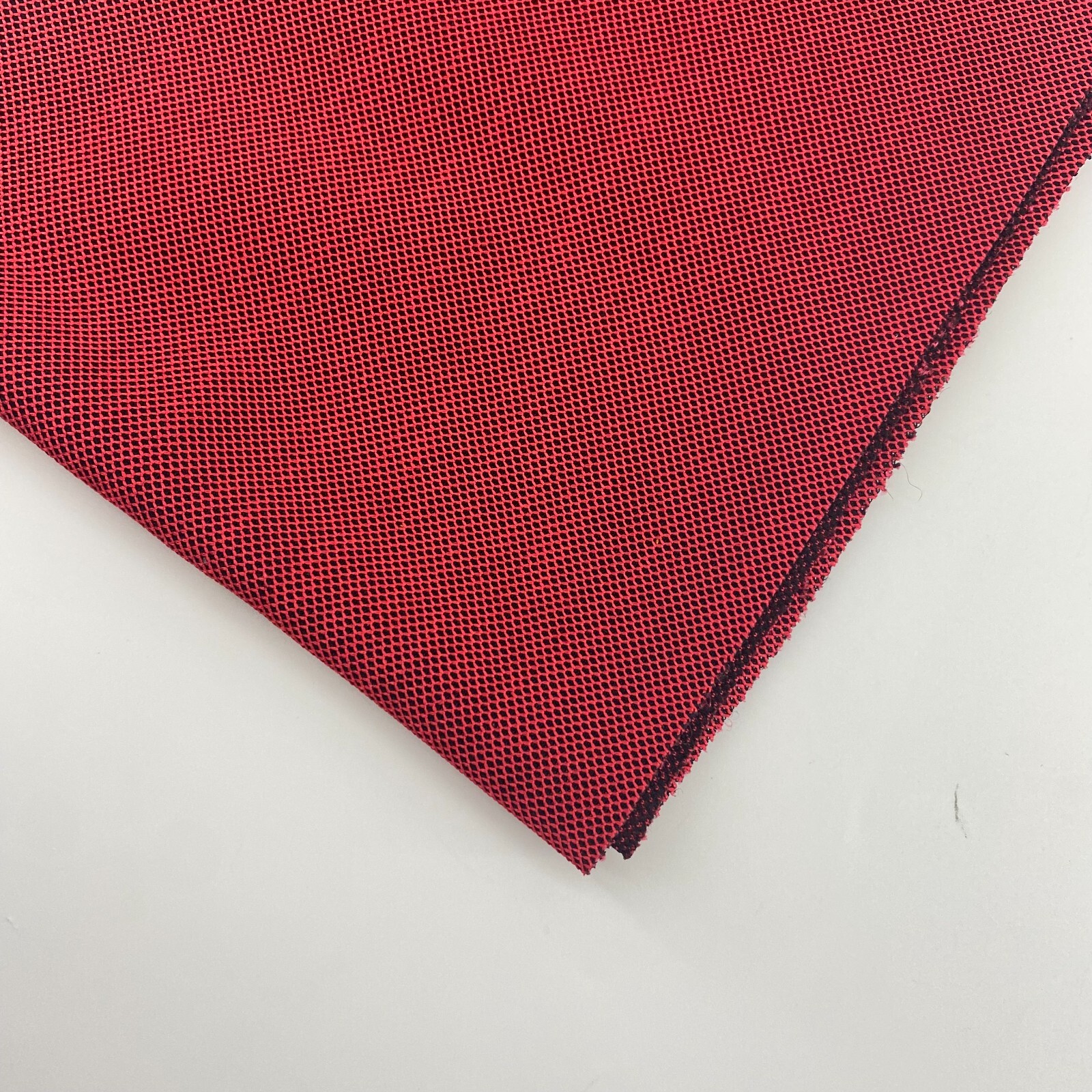Vtg Red Acoustic Fabric Cloth For Speaker Stereo Grille 55 x 19in For Repair DIY
